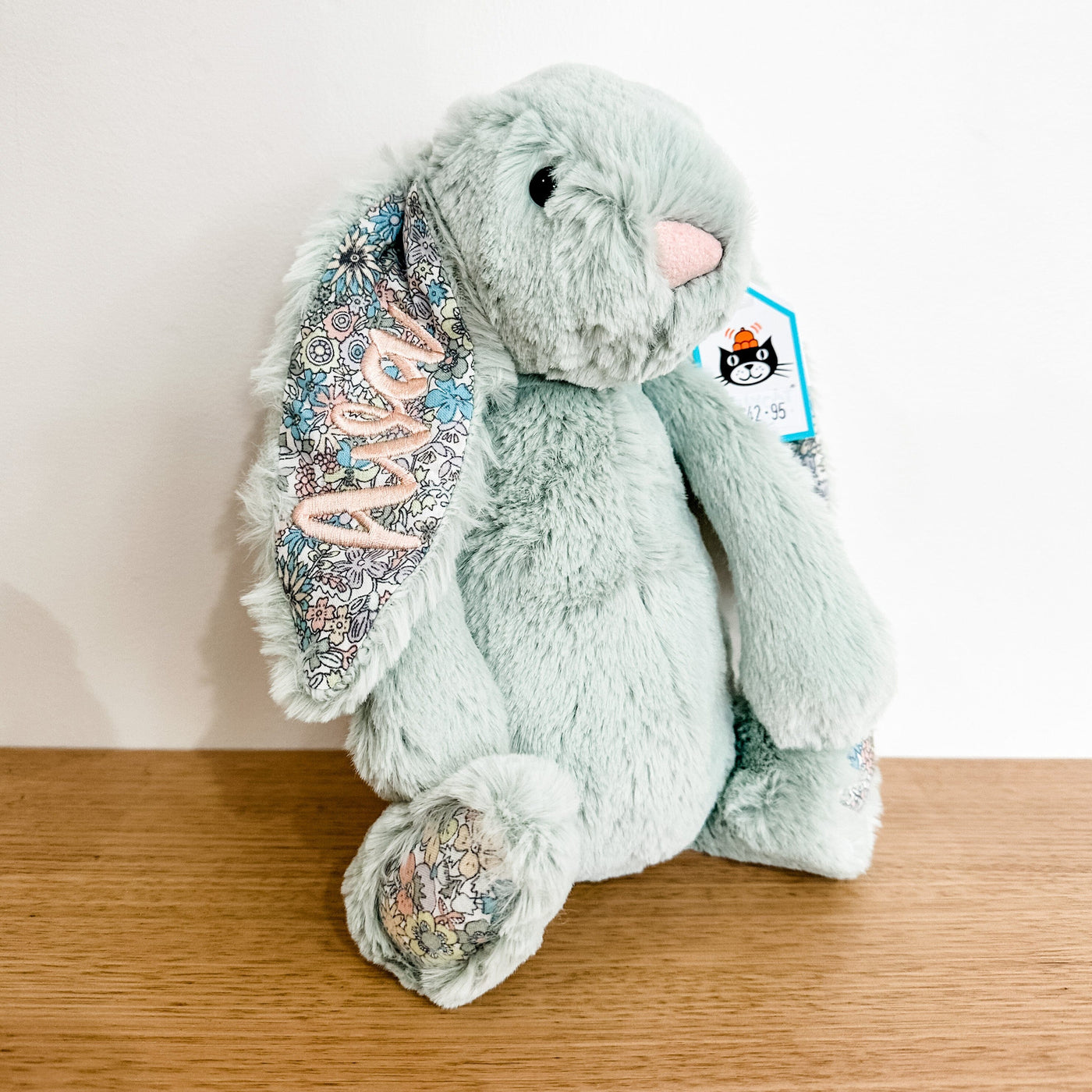 Bashful Blossom Sage Bunny Medium Soft Toy Jellycat 