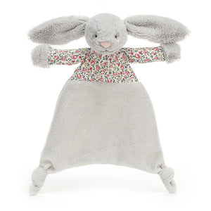 Jellycat Bashful Blossom - Silver Bunny Comforter - Retired