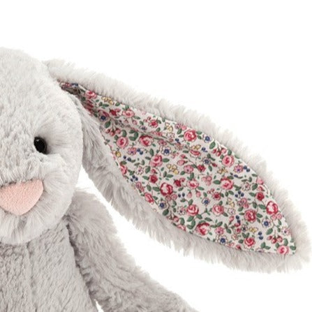 Jellycat Bashful Blossom - Silver Bunny Little (Small) - Retired