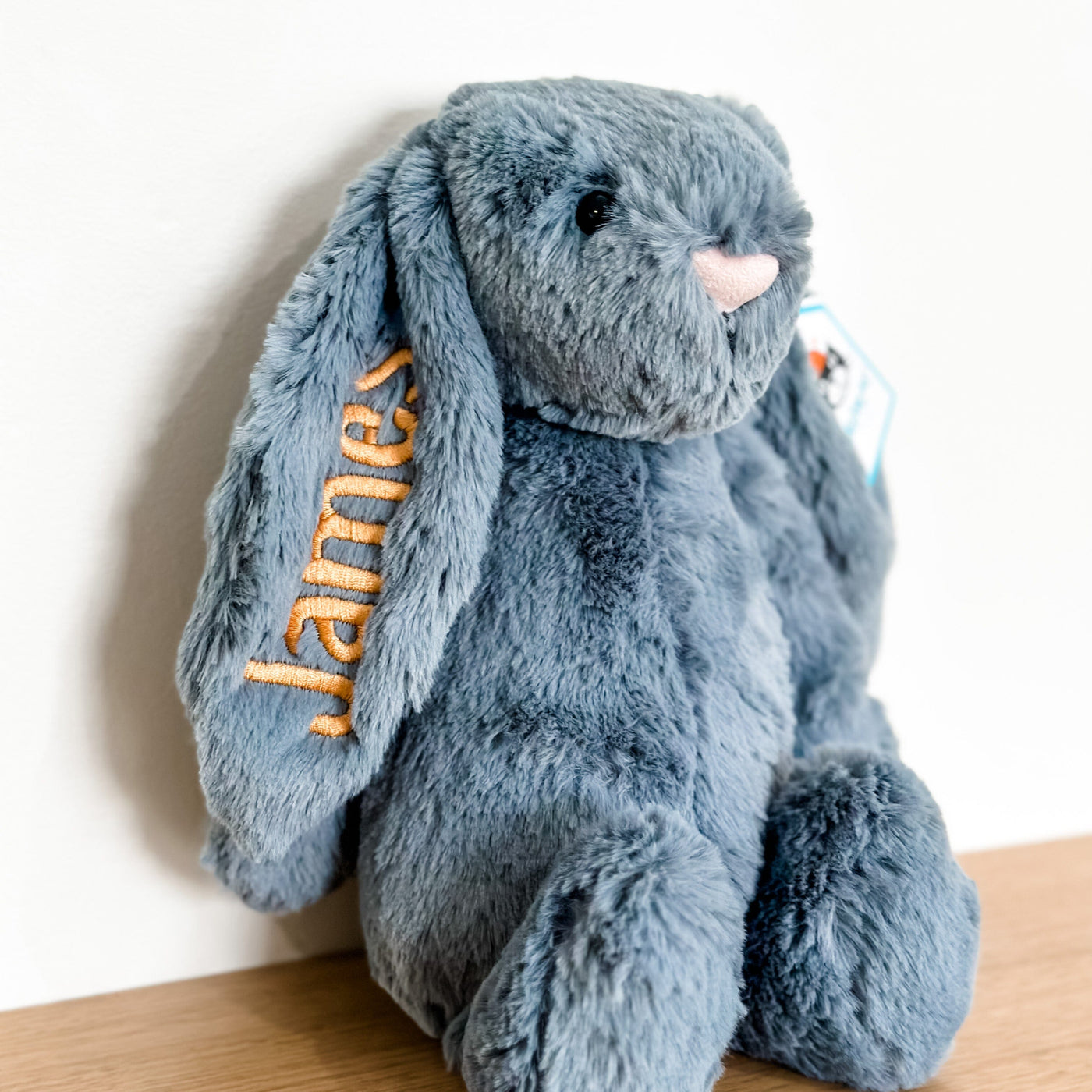 Bashful Dusky Blue Bunny Medium Soft Toy Jellycat 