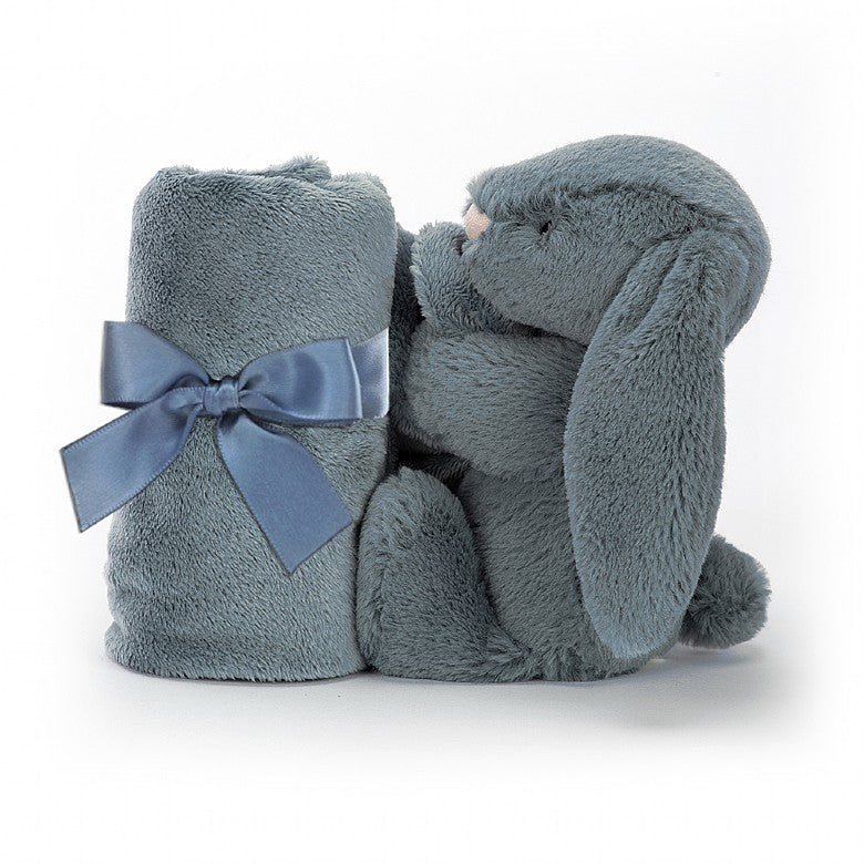 Bashful Dusky Blue Bunny Soother Soother Jellycat Australia