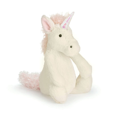 Bashful Unicorn Medium Soft Toy Jellycat Australia
