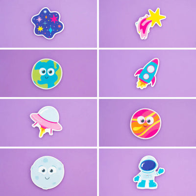 Bath Grips - Galaxy Grips Bath Toy Glo Pals 