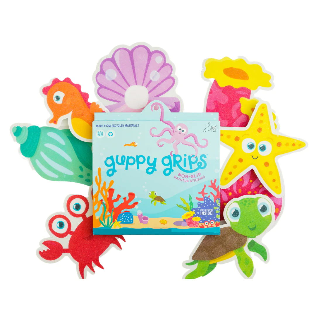 Bath Grips - Guppy Bath Toy Glo Pals 