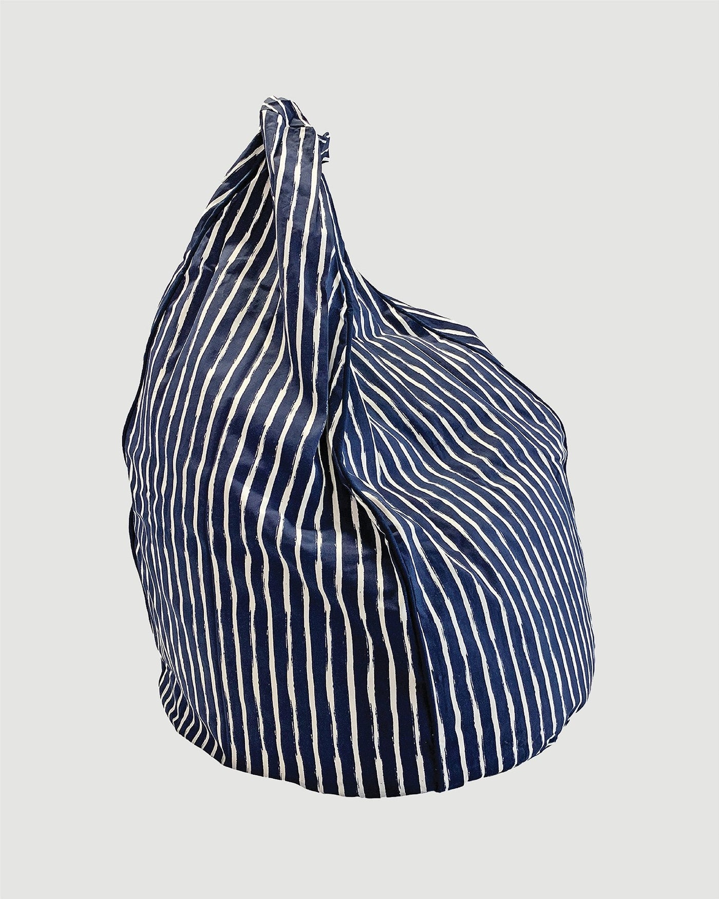 Bean Bag Cover - Navy Stripe - Small Bean Bags Cocoon Couture 