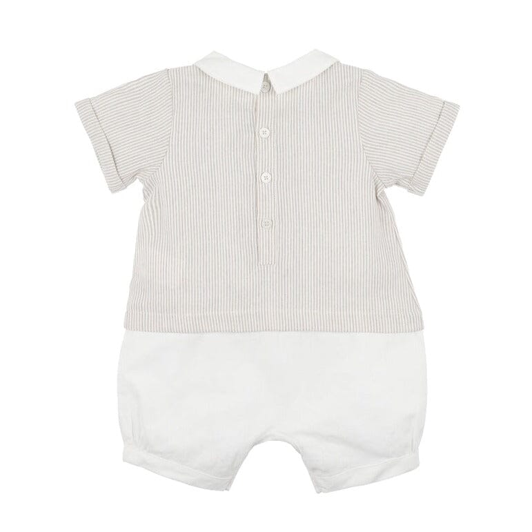 Bebe Jude Pintuck Shirt Romper Romper Bebe 