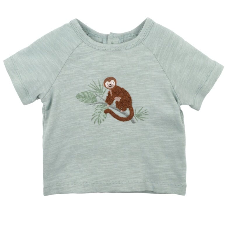 Bebe Milo Boucle Monkey SS Tee Short Sleeve T-Shirt Bebe 