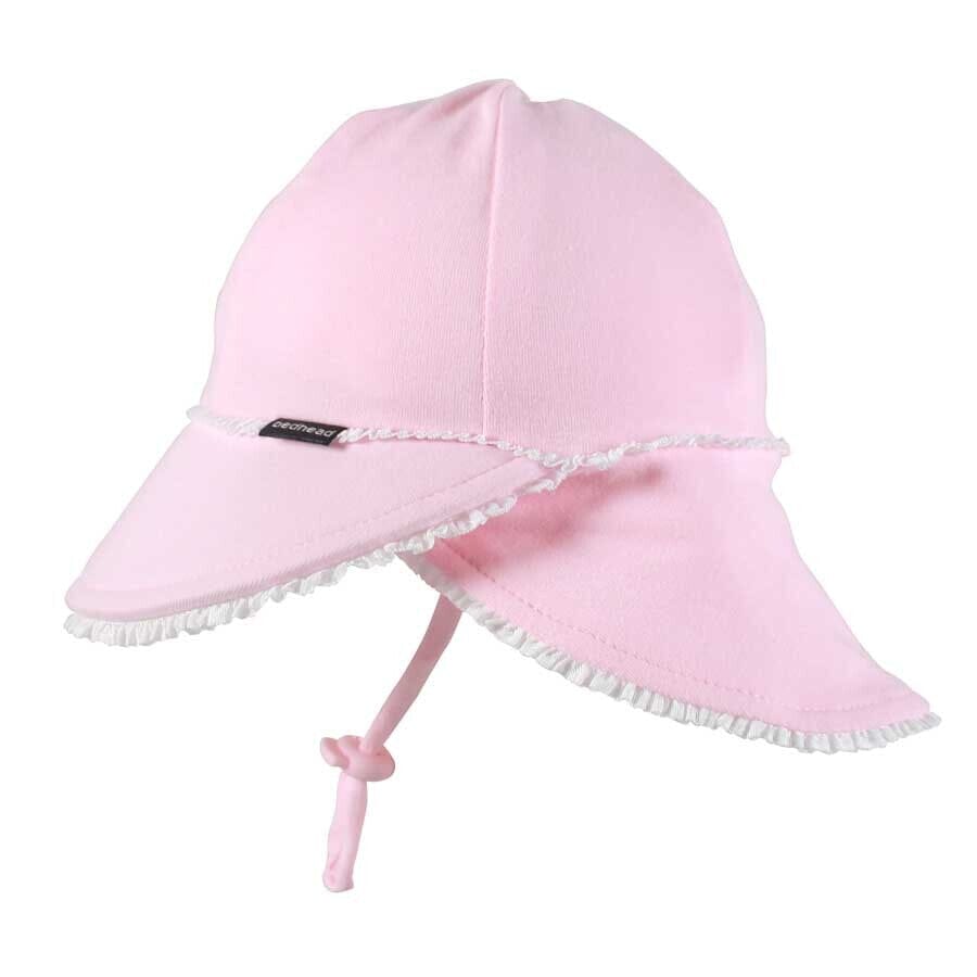Bedhead - Baby Ruffle Trim Legionnaire Hat - Blush Hats Bedhead 