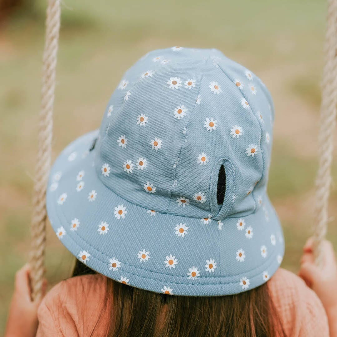 Bedhead - Kids Ponytail Bucket Hat with Strap - Chloe Hats Bedhead 