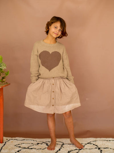 Big Love Jumper - Natural Linen Knitted Jumper Bella & Lace 