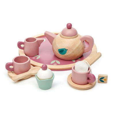 Birdie Tea Set Wooden Toy Tender Leaf Toys 