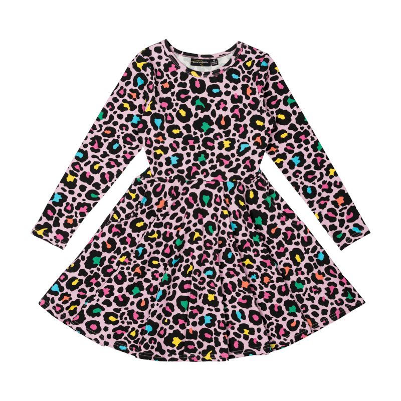 Blondie Waisted Dress Long Sleeve Dress Rock Your Baby 