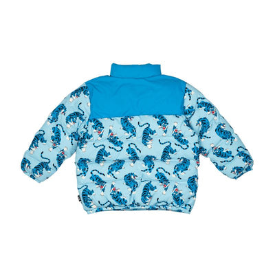 Blue Tiger Puff Padded Jacket With Lining Jacket Rock Your Baby 