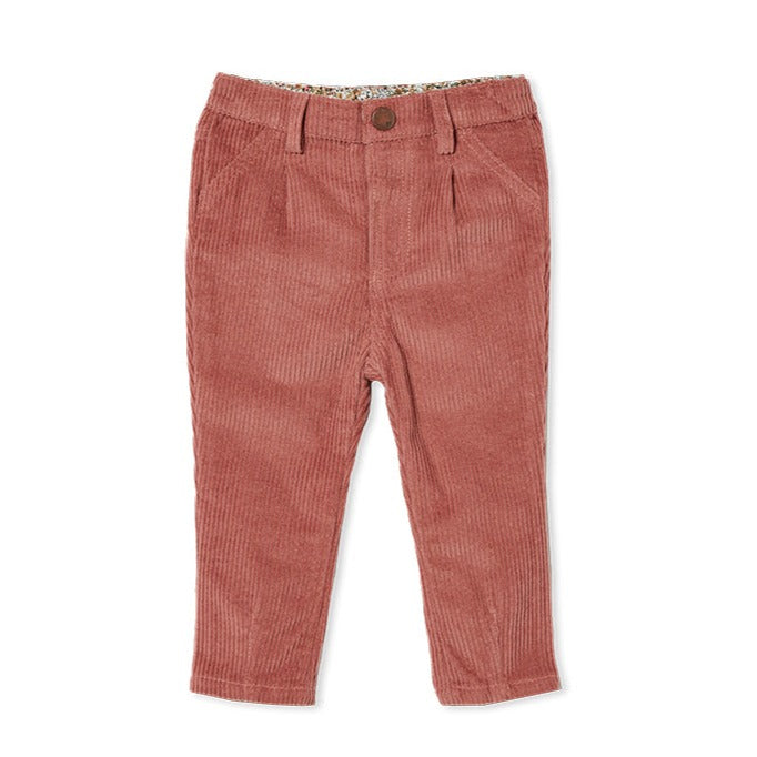 Blush Baby Cord Pants- Blush Pants Milky 