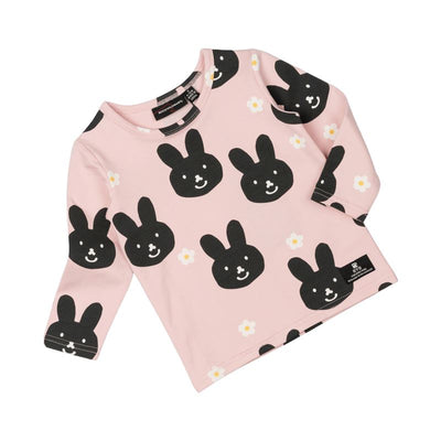 Bunny Face Baby T-Shirt Long Sleeve T-Shirt Rock Your Baby 