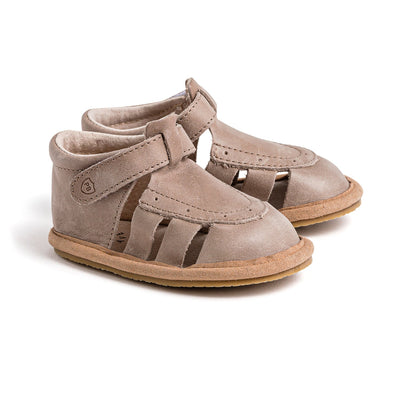 Charlie Sandal - Taupe Shoes Pretty Brave 
