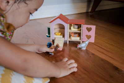 Chicken Coop Wooden Toy Tender Leaf Toys 