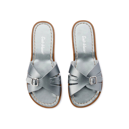 Salt Water Sandals - Adults Classic Slide Pewter (Discontinued)