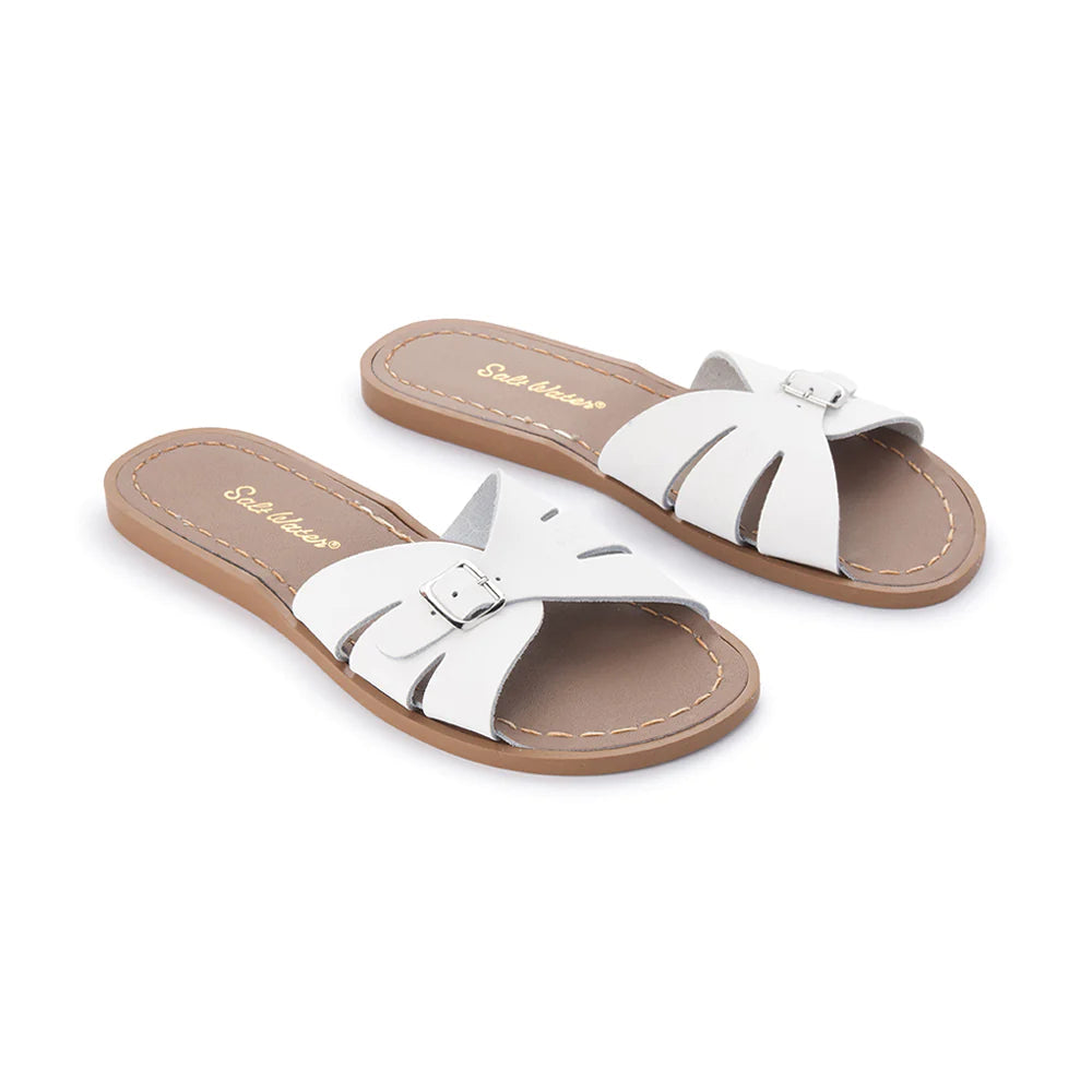 Salt Water Sandals Adults Classic Slide White UNBOXED