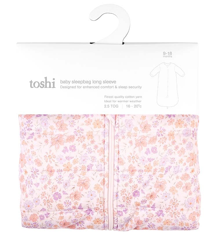 Classic Baby Long Sleeve Sleep Bag 2.5 TOG - Lolita Sleeping Bag Toshi 