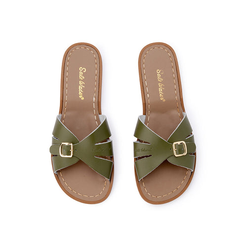 Salt Water Sandals - Adults Classic Slide Olive