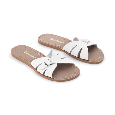 Classic Slide - White Classic Slide Salt Water Sandals 