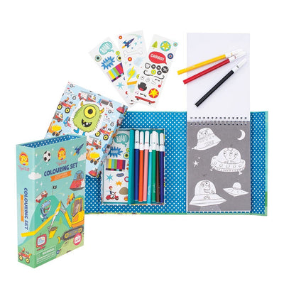 Colouring Set- Adventures Arts & Crafts Tiger Tribe 