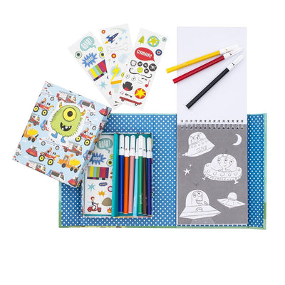 Colouring Set- Adventures Arts & Crafts Tiger Tribe 