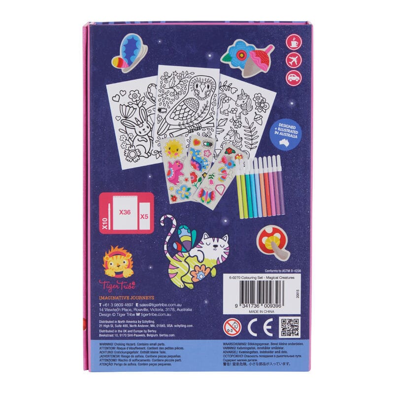 Colouring Set - Magical Creatures Arts & Crafts Tiger Tribe 