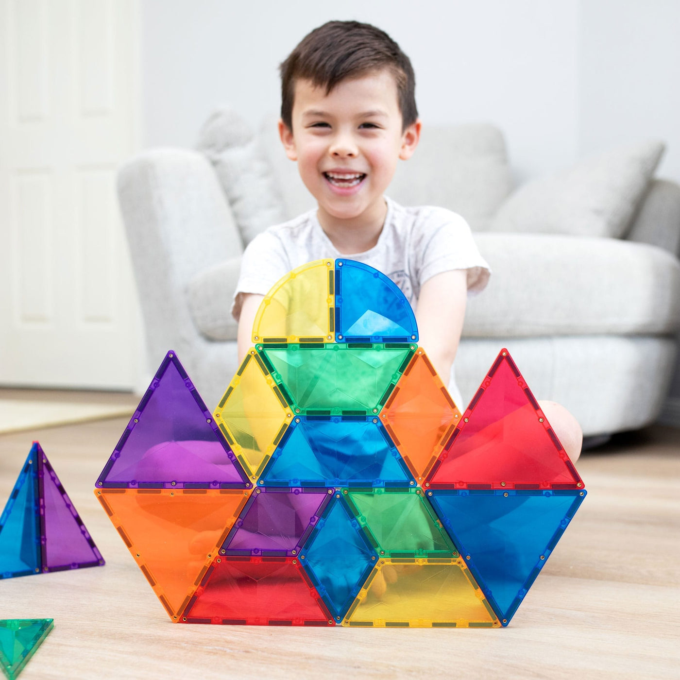 Connetix Tiles Rainbow Shape Expansion Pack 36pc Magnetic Play Connetix 