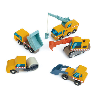 Construction Site Vehicle and Construction Tender Leaf Toys 