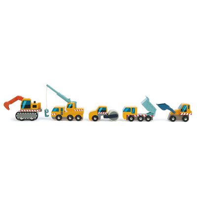 Construction Site Vehicle and Construction Tender Leaf Toys 