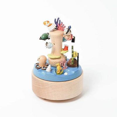 Coral Reef Snorkeling Music Box Musical Toy Wooderful Life 
