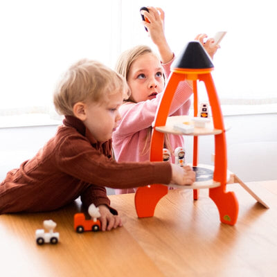 Cosmic Rocket Set Wooden Toy Tender Leaf Toys 