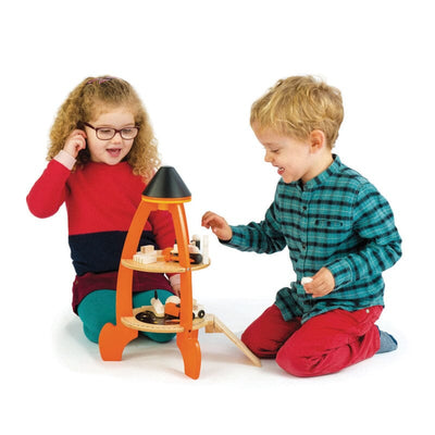 Cosmic Rocket Set Wooden Toy Tender Leaf Toys 