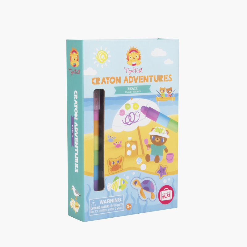 Crayon Adventures - Beach Arts & Crafts Tiger Tribe 