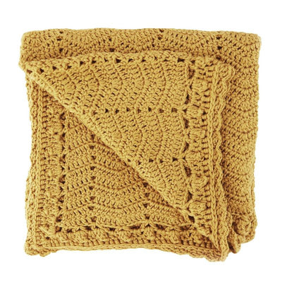 Crochet Baby Blanket Homemade Turmeric Blanket OB Designs 