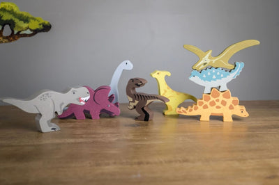 Dinosaur Wooden Toy Wooden Toy Tender Leaf Toys 