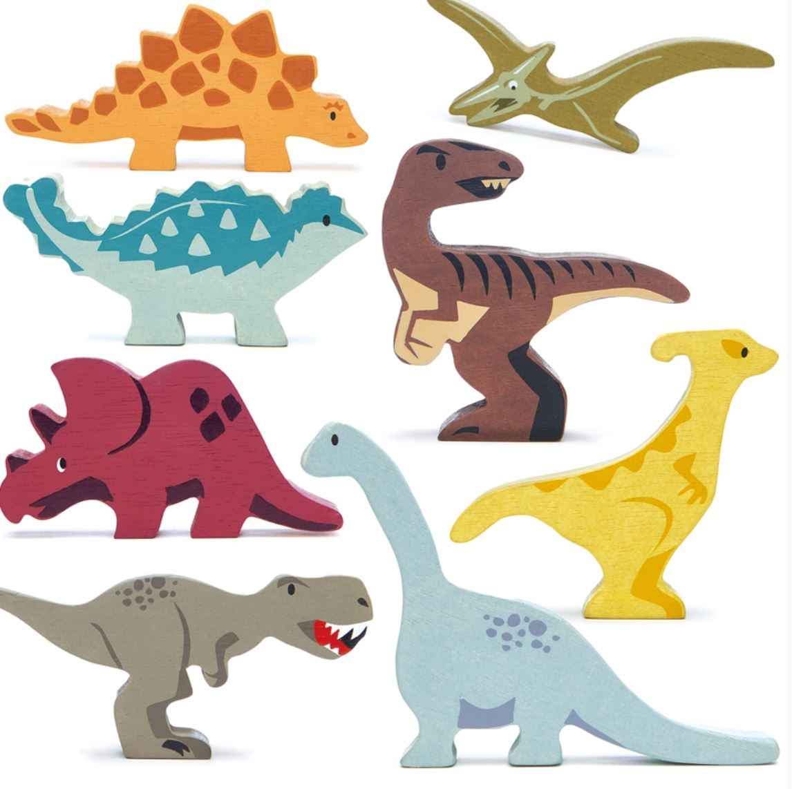 Dinosaur Wooden Toy Wooden Toy Tender Leaf Toys 