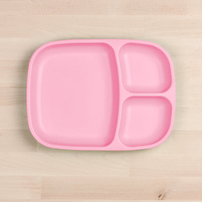 Divided Tray (Rectangle) Feeding Re-Play Baby Pink 