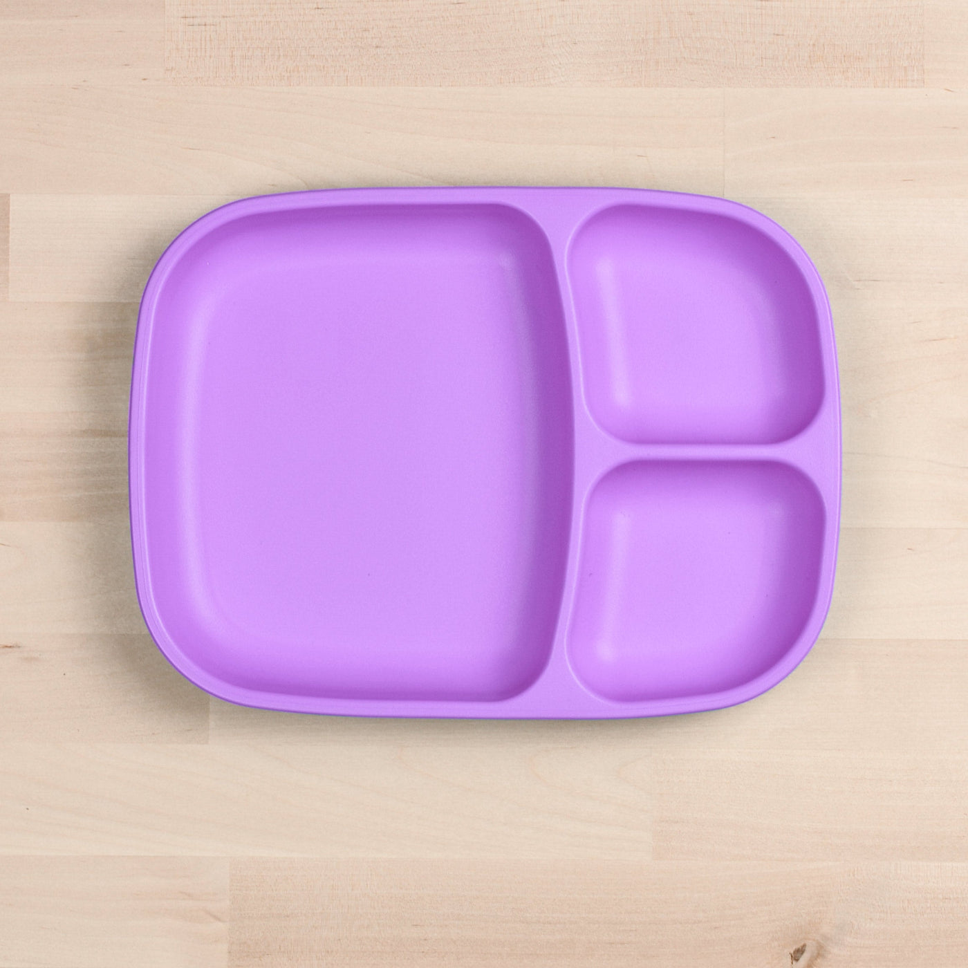 Divided Tray (Rectangle) Feeding Re-Play Purple 