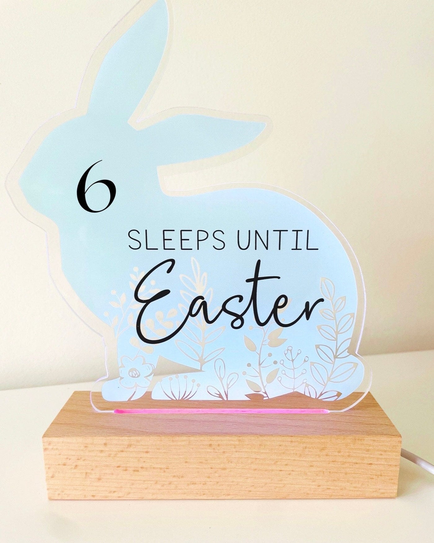 Easter Countdown Light - Blue Heaven Night Light Timber Tinkers 