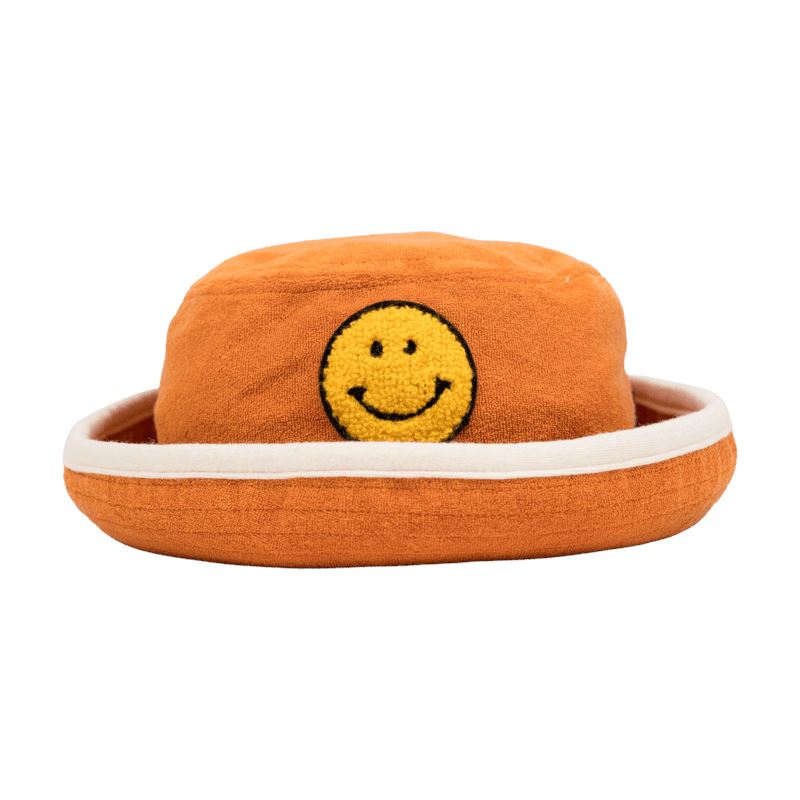 EXCLUSIVE Smiley Bucket Hat - Orange Hat Rock Your Baby 