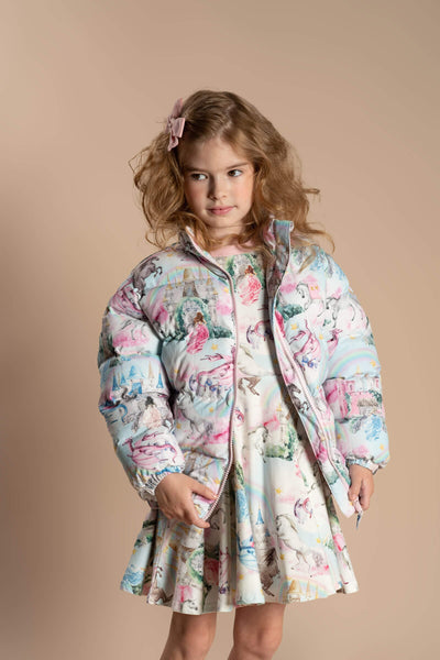 Fairy Tales Puff Padded Jacket With Lining Jacket Rock Your Baby 