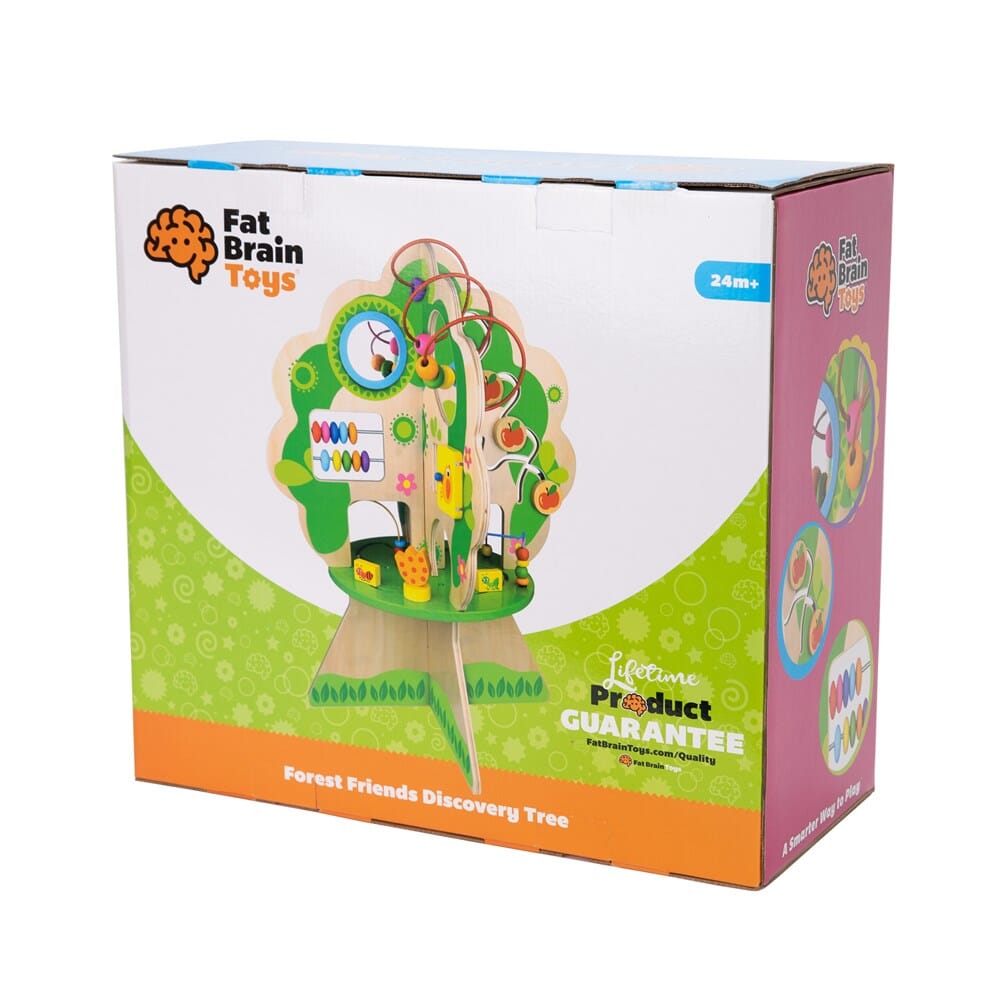 Fat Brain Toys TimberBlocks - Forest Friends Discovery Tree Wooden Toy Fat Brain Toys 