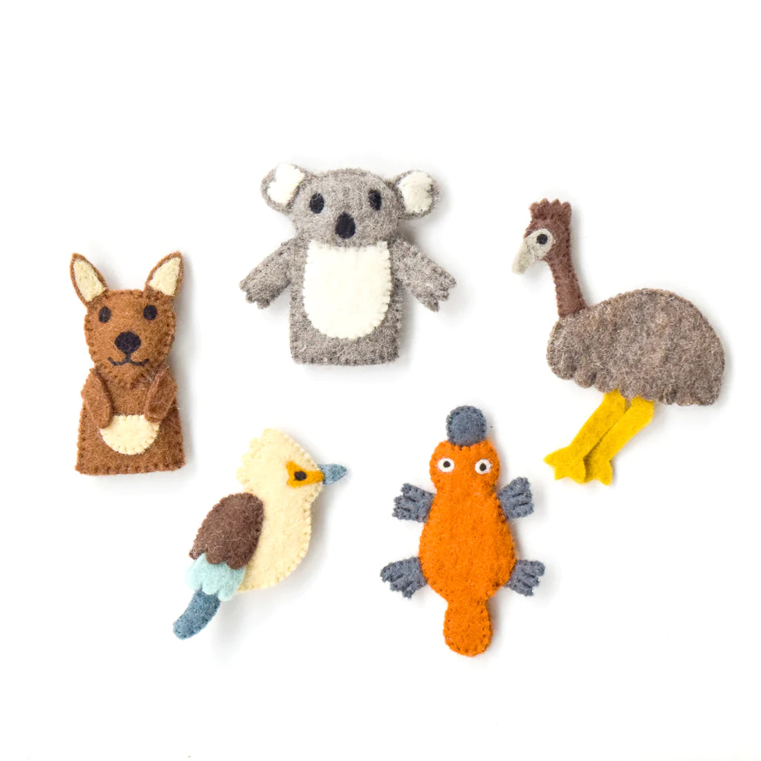 Finger Puppet Set - Australian Animals Finger Puppets Tara Treasures 