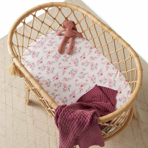 Snuggle Hunny - Organic Fitted Bassinet Sheet - Camille