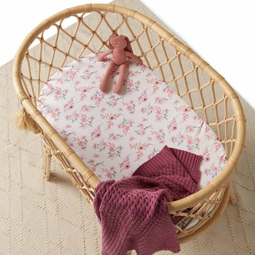 Snuggle Hunny Fitted Bassinet Sheet - Camille