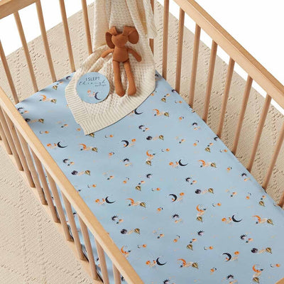 Fitted Cot Sheet - Dream Cot Sheet Snuggle Hunny 