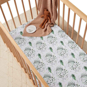 Snuggle Hunny - Organic Fitted Cot Sheet - Enchanted